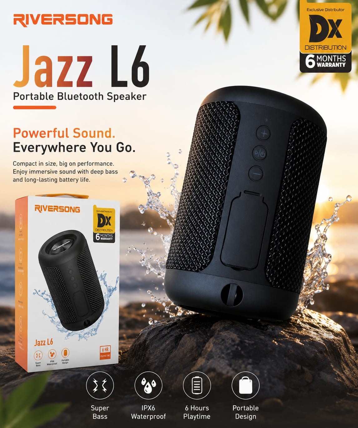 Jazz L-6 BT speaker(6 month warranty)