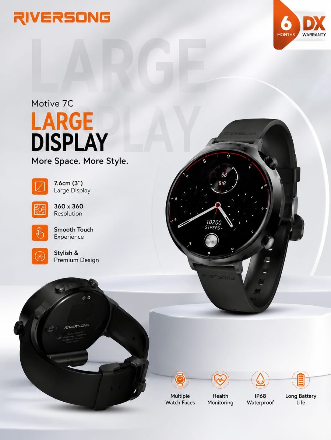 Motive 7C smart watch(6 month warranty)